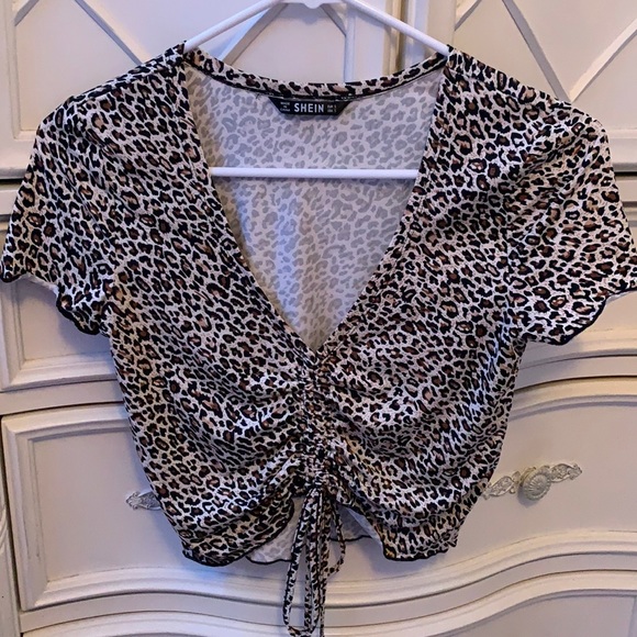 Shein leopard top - Picture 1 of 2